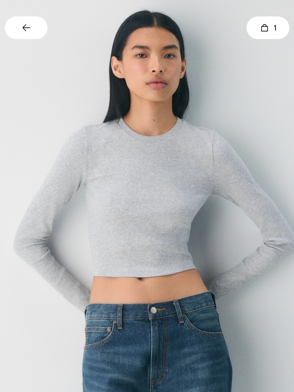 Homestretch Rib Crew Waist Longsleeve